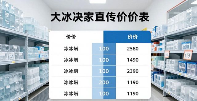 大冰块批发厂家怎么选？烟台直供渠道靠谱吗