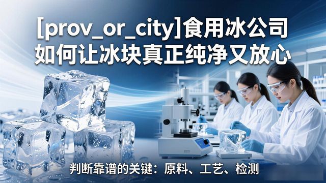 烟台食用冰公司如何让冰块真正纯净又放心