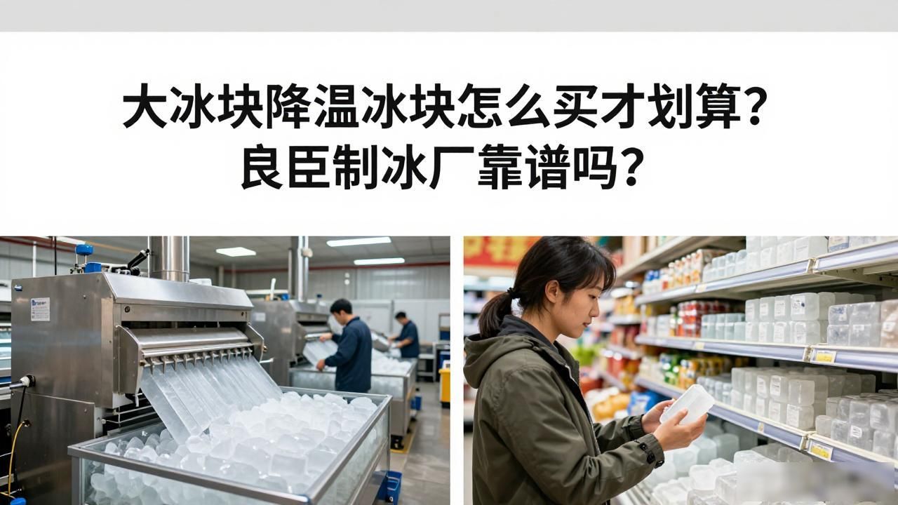 烟台大冰块降温冰块怎么买才划算？良臣制冰厂靠谱吗？