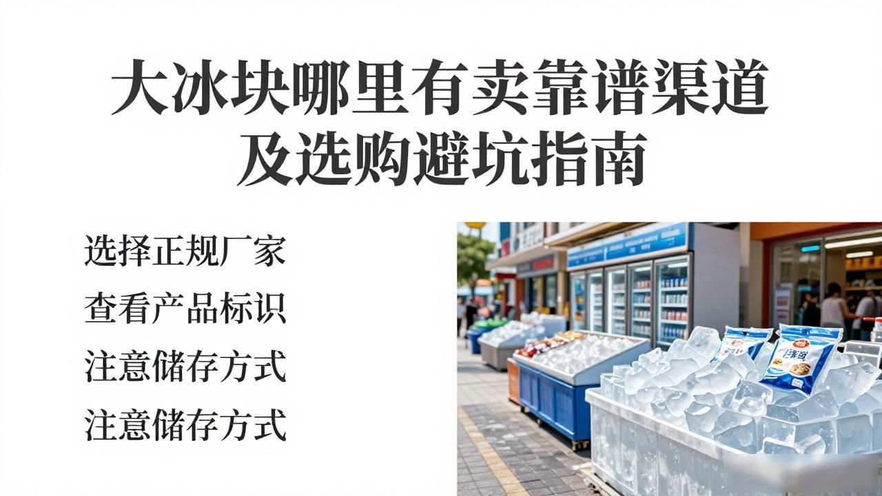 烟台大冰块哪里有卖靠谱渠道及选购避坑指南