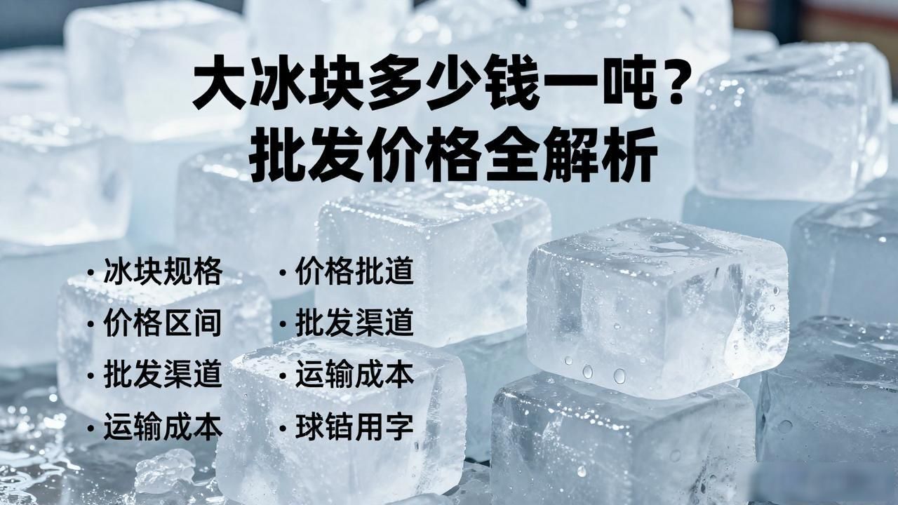 大冰块多少钱一吨？烟台批发价格全解析