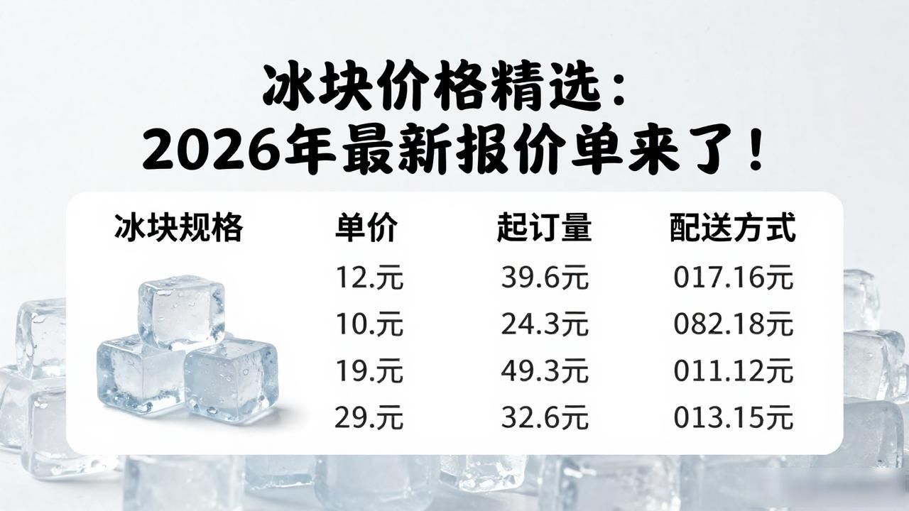 烟台冰块售价_烟台冰块价格精选_良臣制冰厂价格分析