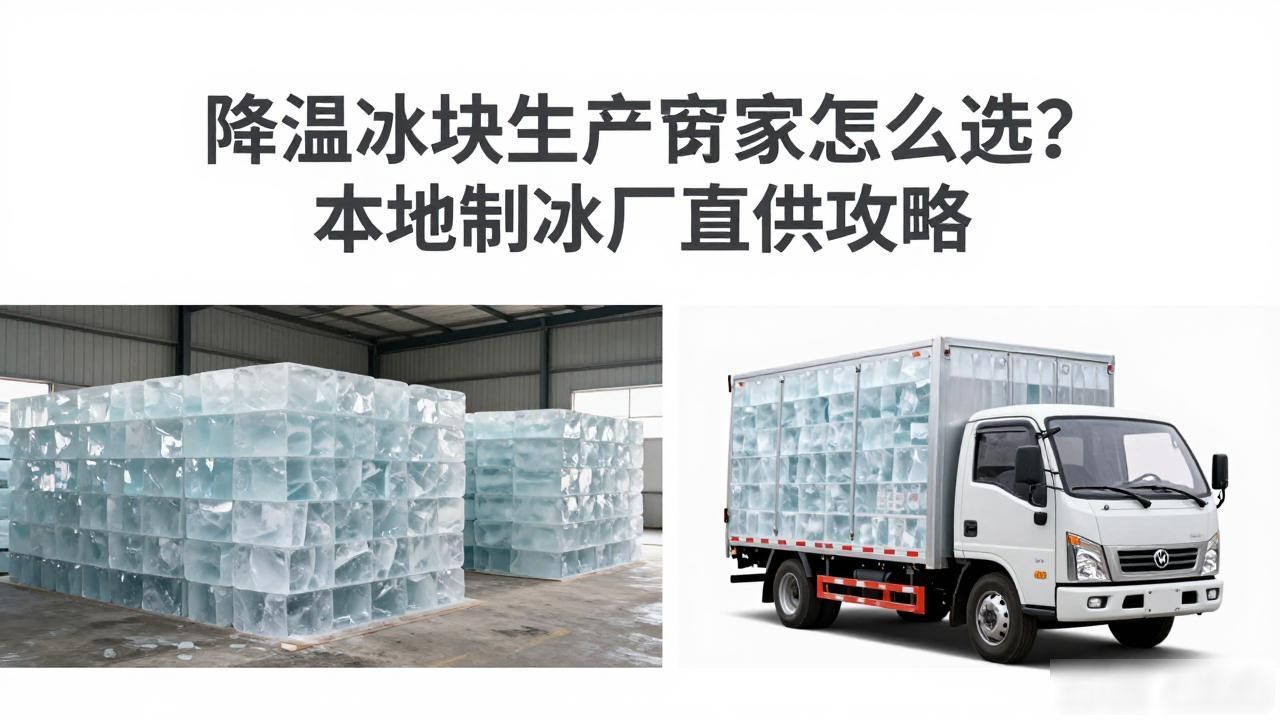 降温冰块生产厂家怎么选?烟台本地制冰厂直供攻略