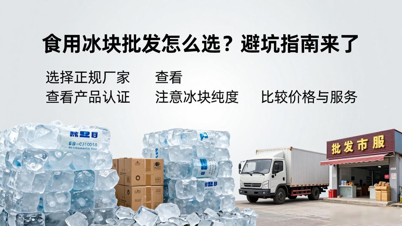 烟台食用冰块批发怎么选?避坑指南来了