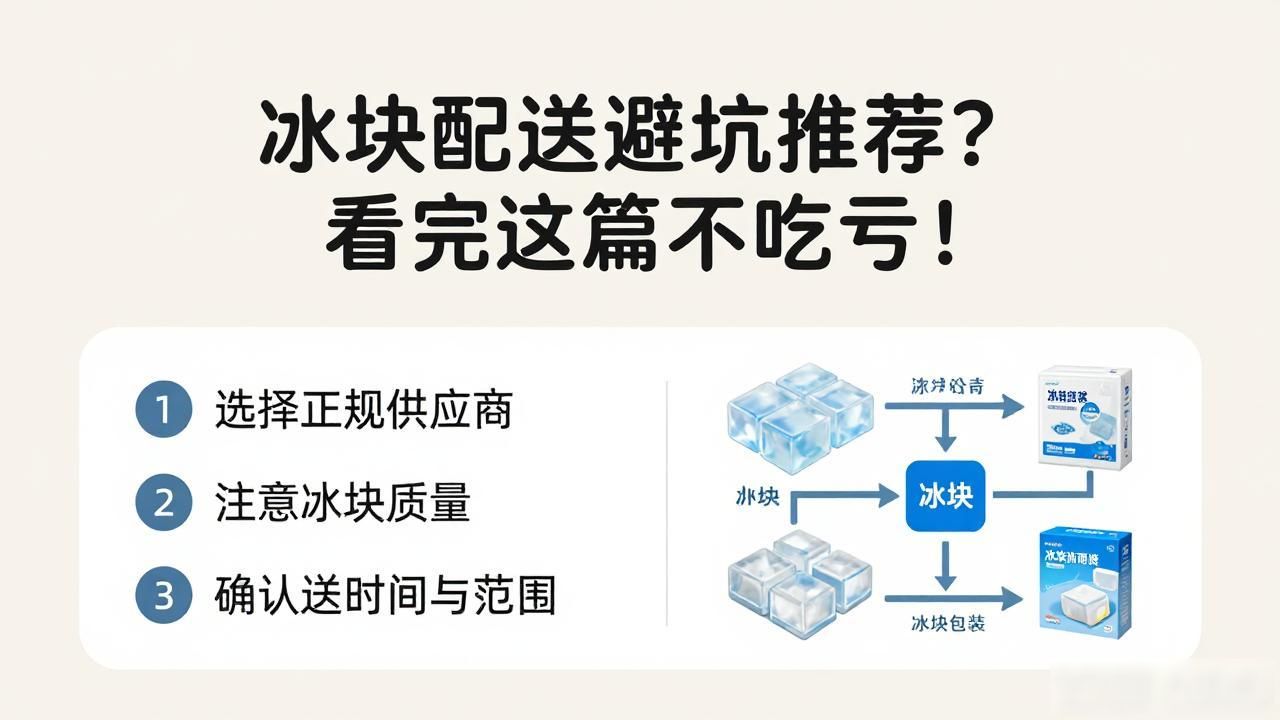 烟台冰块配送避坑推荐?看完这篇不吃亏!