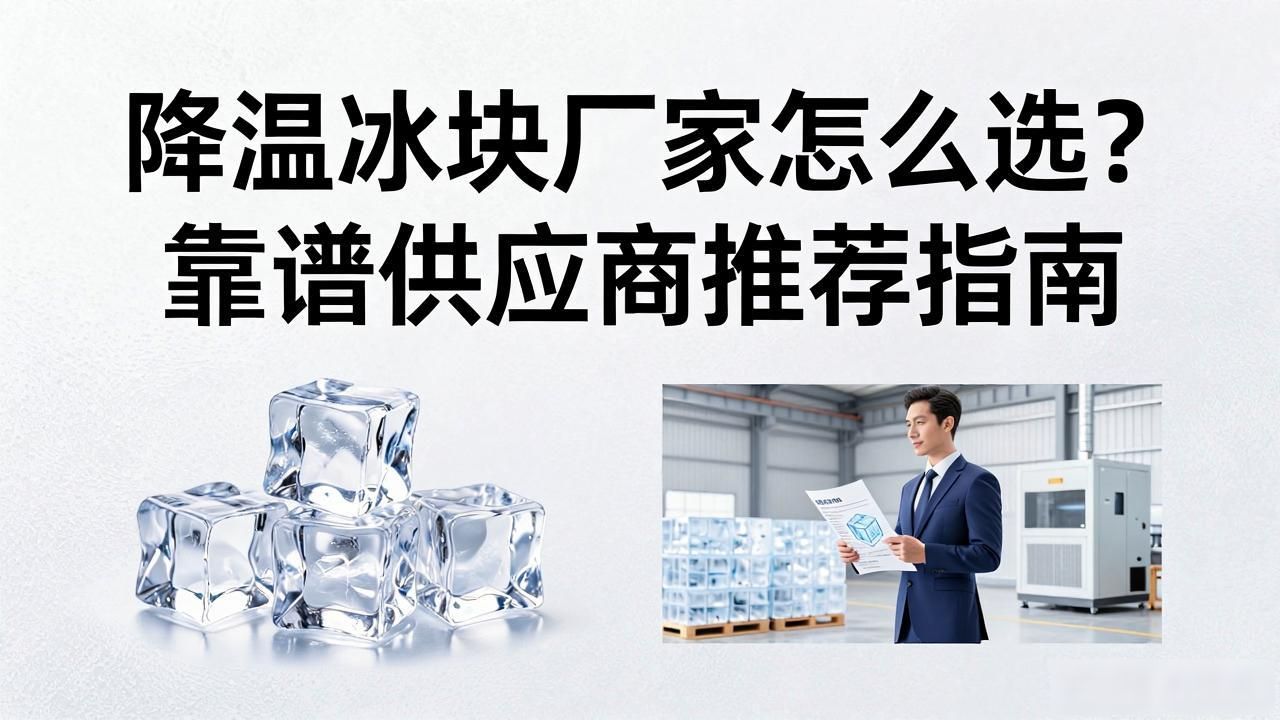 烟台降温冰块厂家怎么选？靠谱供应商推荐指南