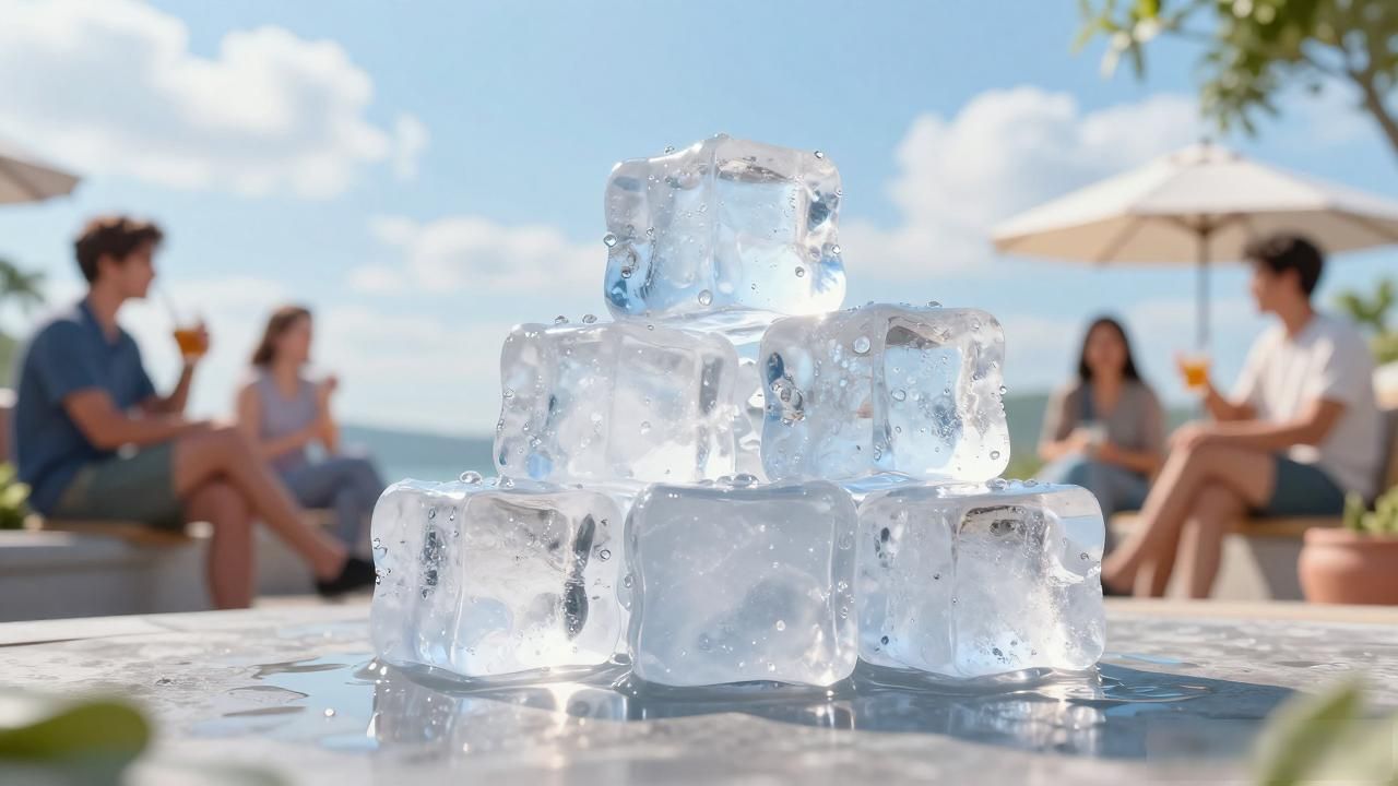 烟台夏季户外降温冰块真的有用吗？