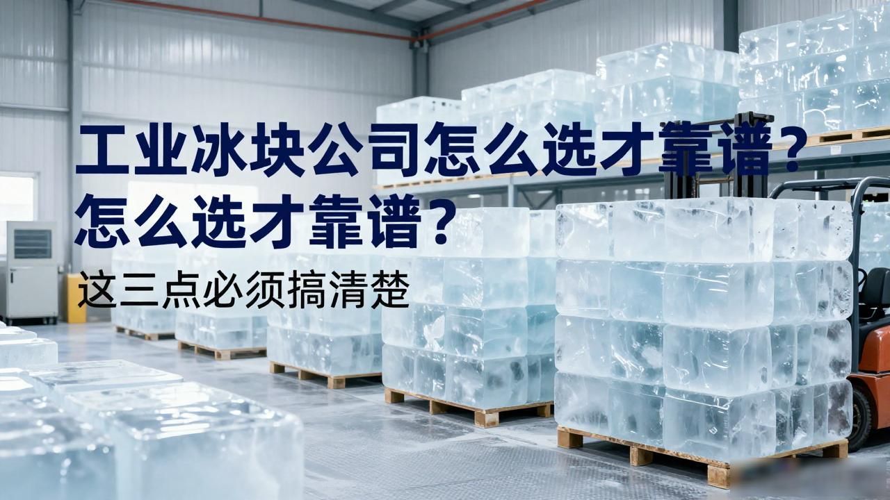 烟台工业冰块公司怎么选才靠谱？这三点必须搞清楚