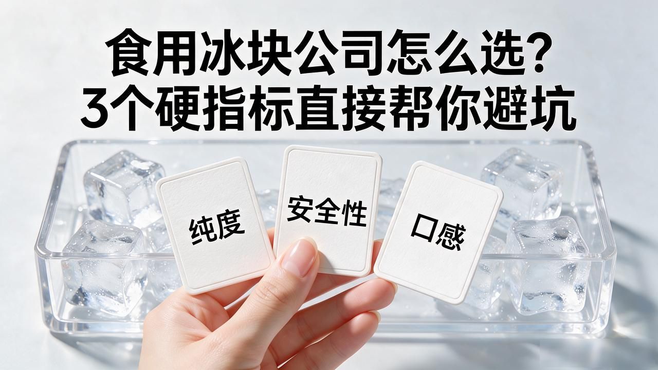 烟台食用冰块公司怎么选？3个硬指标直接帮你避坑