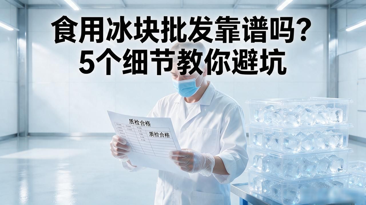 烟台食用冰块批发靠谱吗?5个细节教你避坑